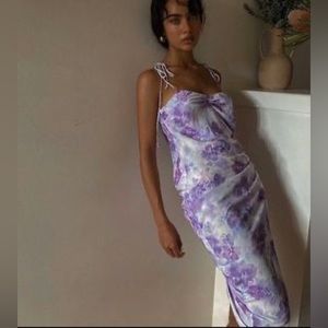 For Love and Lemons Zinna Midi Dress